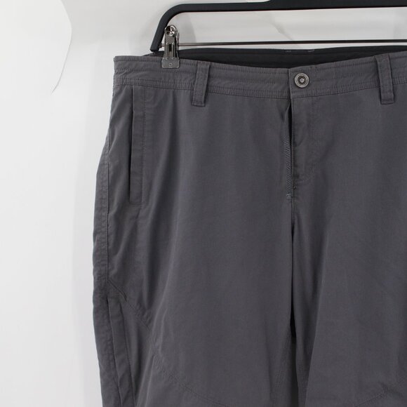 Kuhl Pants Womens 16 Spire Roll up Straight Mid Rise Hiking Stretch Drawstring - Picture 2 of 13